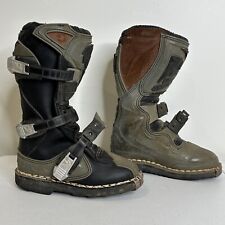 Botas de Motocross Thor Quadrant Niños Talla 13 Negro Gris *HEBILLAS ROTAS* segunda mano  Embacar hacia Argentina