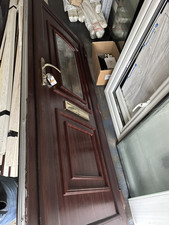 Rosewood upvc door for sale  WESTON-SUPER-MARE