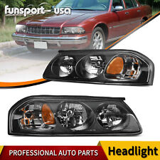 Faróis de canto âmbar carcaça preta Chevy Impala 2000-2005 comprar usado  Enviando para Brazil