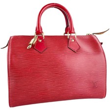 Bolsa de mão Louis Vuitton Epi Speedy 25 couro camurça vermelha 3644 comprar usado Bolsa de mão Louis Vuitton Epi Speedy 25 couro camurça vermelha 3644 comprar usado  Enviando para Brazil