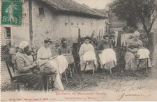 Cpa mirecourt dentellieres d'occasion  Monthureux-sur-Saône