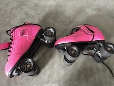 patins de velocidade rosa quente derby stomp 5 masculino tamanho 9 masculino - 10 feminino comprar usado  Enviando para Brazil
