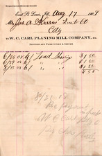 Carl planing mill for sale  Lewistown