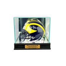 Usado, New Brett Favre Green Bay Packers Glass & Mirror Mini Helmet Display Case comprar usado  Enviando para Brazil