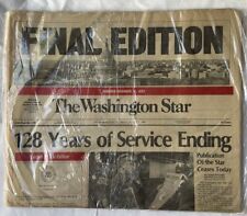 Washington star newspaper for sale  Austin