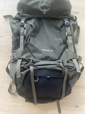 Mochila de caminhada Osprey Kestrel 48 pequena/média verde com capa de chuva paisagem aérea, usado comprar usado  Enviando para Brazil