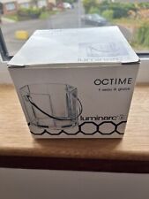 Luminarc octime octagonal for sale  CARLUKE