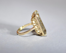 Goldring großem 15ct gebraucht kaufen  Vögelsen
