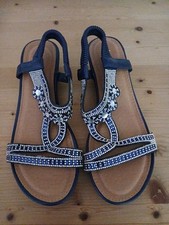 Neuwertige sandalen leder gebraucht kaufen  Huglfing