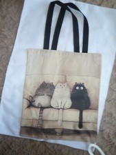 Cat tote bag for sale  SOUTHPORT