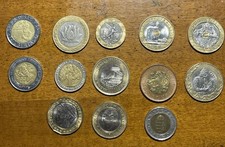 LOTTO 13 MONETE BIMETAL TUTTE DIVERSE IRAN SAN MARINO COLOMBIA MESSICO FRANCIA.. comprar usado  Enviando para Brazil