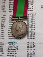 Afghanistan medal 1878 for sale  BIDEFORD