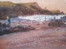 Beautiful watercolour beach for sale  MANCHESTER