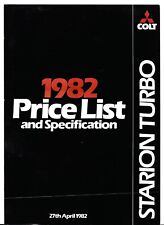 Mitsubishi colt starion for sale  UK