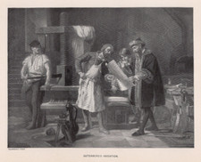 Gutenberg invention first for sale  Brooklyn