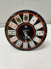 CARTÕES DE MESA VINTAGE NOVIDADE RELÓGIO CASSINO PÔQUER REAL JAMES BOND MANCAVE comprar usado  Enviando para Brazil
