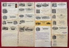 Usado, 1884-1905 CARTAS DA EMPRESA DO MEIO-OESTE - MÁQUINAS - SUPRIMENTOS DE MOINHO 21 LETRAS comprar usado  Enviando para Brazil