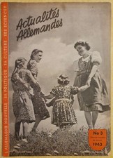 Actualités Allemandes n°3, févr. 1943, Claude Grander, Wolfgang Pohl, Von Ranke na sprzedaż  Wysyłka do Poland