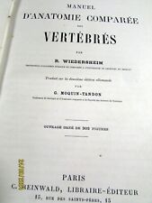 Wiedersheim manuel anatomie d'occasion  Montmorillon