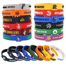 Pulseiras da NBA de todas as equipes - Basquete - Bulls Lakers 76ers Heat Knicks NETS, usado comprar usado  Enviando para Brazil