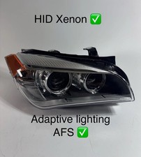 Farol para 2013-15 BMW X1 farol de xenônio LED DRL com AFS passageiro lado direito, usado comprar usado  Enviando para Brazil