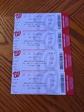 Mets washington nationals for sale  Warrington