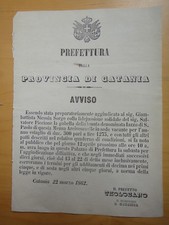1862 provincia catania usato  Imola