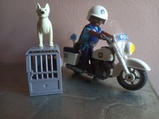 Playmobil policeman motorcycle d'occasion  Expédié en Belgium