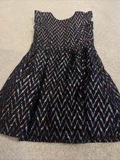 Girls black sparkly for sale  CONGLETON
