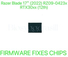 Razer Blade 17” (2022) RZ09-0423x RTX30xx Series, FIRMWARE CORRIGE BIOS CHIP comprar usado  Enviando para Brazil