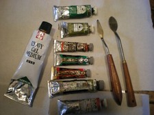 Lot tubes peinture d'occasion  Sedan
