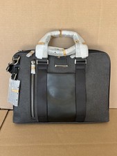 Tumi Alpha Bravo Aviano Slim Brief Nylon & Leather Bag Black 103314 1041 232390 for sale  Brooklet