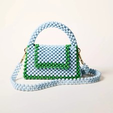 Colorblock beaded crossbody for sale  USA
