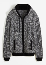 Strickjacke kapuze schwarz gebraucht kaufen  Deutschland
