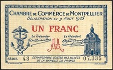 Billet nécessité montpellier d'occasion  Gallardon