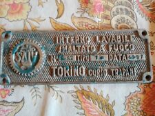 Vecchia targhetta placca usato Vecchia targhetta placca usato  Crescentino