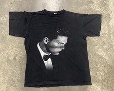 Camiseta Vintage Anos 90 Luis Miguel Dupla Face Tour Preta Tamanho Grande Compartes EUA, usado comprar usado  Enviando para Brazil