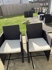 Chairs brown good for sale  SWINDON