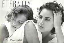1990 Perfume ETERNITY por CALVIN KLEIN Christy Turlington Foto Original IMPRESSÃO ANÚNCIO, usado comprar usado  Enviando para Brazil
