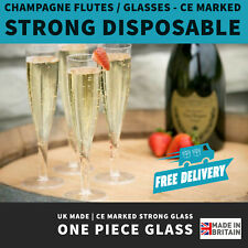 Plastic champagne flutes for sale  CHELMSFORD