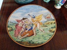 Antico piatto ceramica usato  Faenza