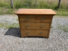 Edwardian ash chest for sale  MUIR OF ORD