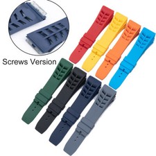 Borracha 25mm--Versão Scews--Cinta de relógio para RICHARD MILLE RM53/RM055/RM011 comprar usado  Enviando para Brazil
