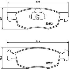 Brembo p23118 kit usato  Casapesenna