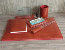 Set scrivania similpelle usato  Roma