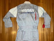 Macacão vintage Nissan Japão motocicleta mecânico cinza P comprar usado  Enviando para Brazil