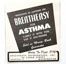 1947 breatheasy asthma for sale  Cambridge