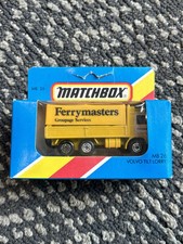MATCHBOX MB26 FERRYMASTERS VOLVO CAMINHÃO BASCULANTE FUNDIDO NA CAIXA ORIGINAL comprar usado  Enviando para Brazil