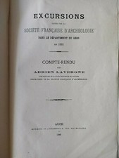 Excursiones Sociedad Arqueología Gers Adrien Lavergne Envío Cau-Durban 1883 73 comprar usado  Enviando para Brazil