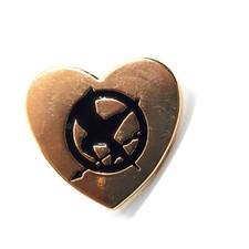 Broche coração jogos vorazes ouro zombador pássaro símbolo homenagem fã VARIEDADE comprar usado  Enviando para Brazil